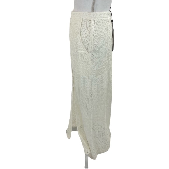NWT BCBGMaxAzria Harper Lace Maxi Skirt 0 - Picture 6 of 14